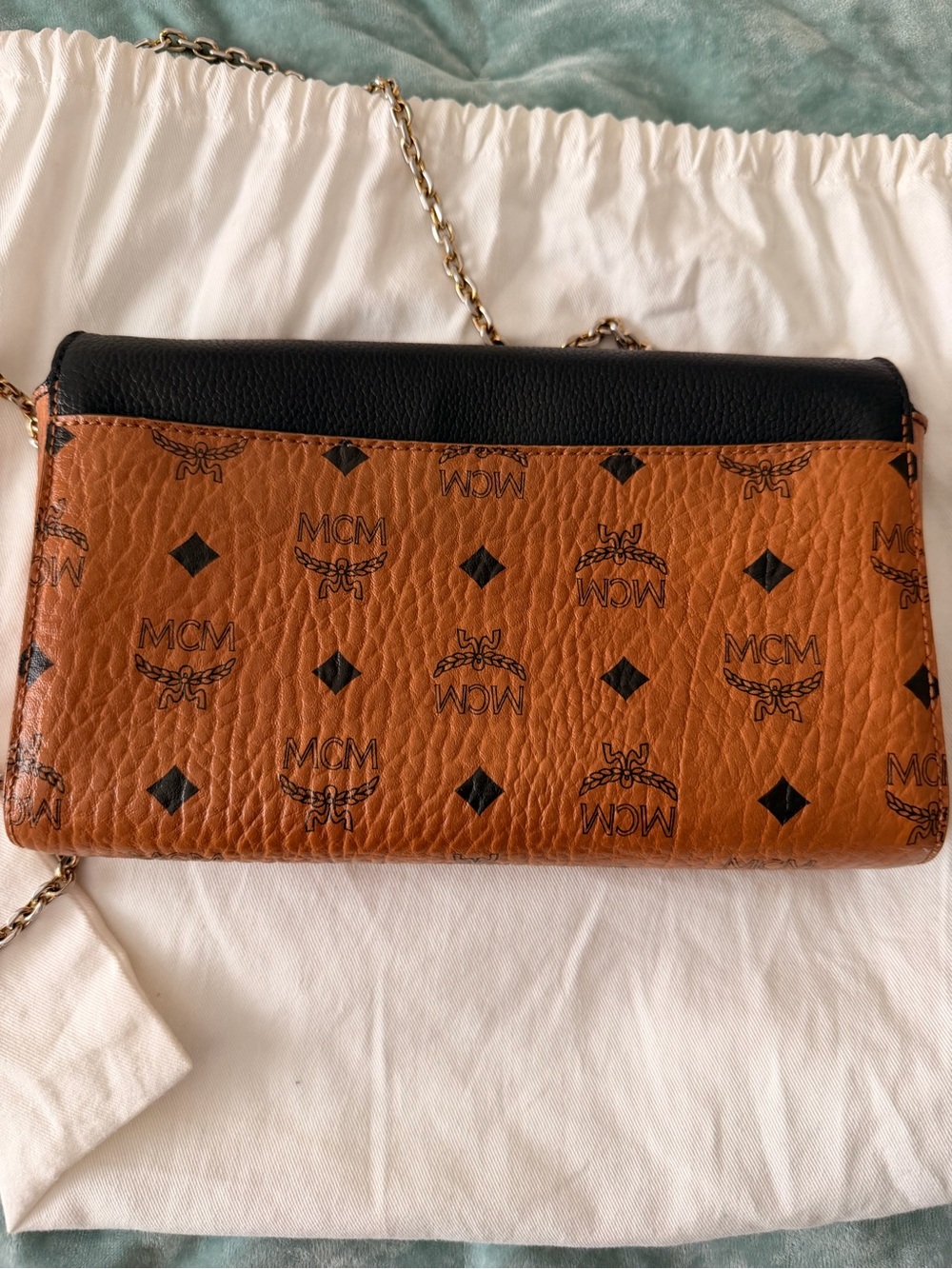 MCM colorblock crossbody bag - Picture 7 of 12